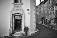 French Café - Vintage Black and White