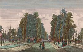 Balthasar Friedrich Leizel, Ansicht der Maliebaan in Utrecht, 1755 - 1779 von Atelier Liesjes
