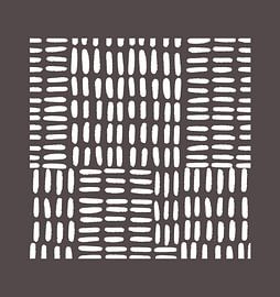 Abstract White with Buzz