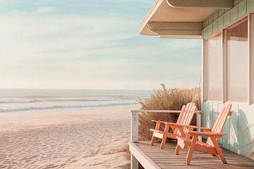 Einde van de dag in de zomer van Philippe HUGONNARD