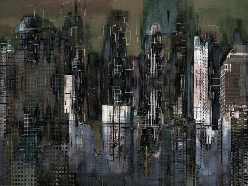 5. Urban landscape, Manhattan, NY. by Alies werk