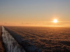 Sunrise polder Waalenburg by RvK Fotografie
