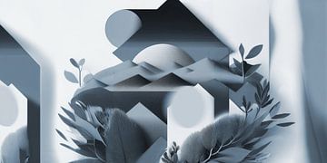 Abstrakte Landschaft von Irene Ibanez