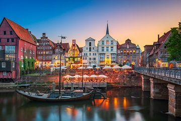 Stintmarkt in Lüneburg, Deutschland von Michael Abid