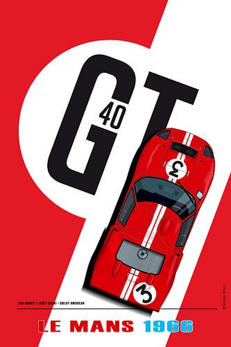 Ford GT40 Dan Gurney, Jerry Grant