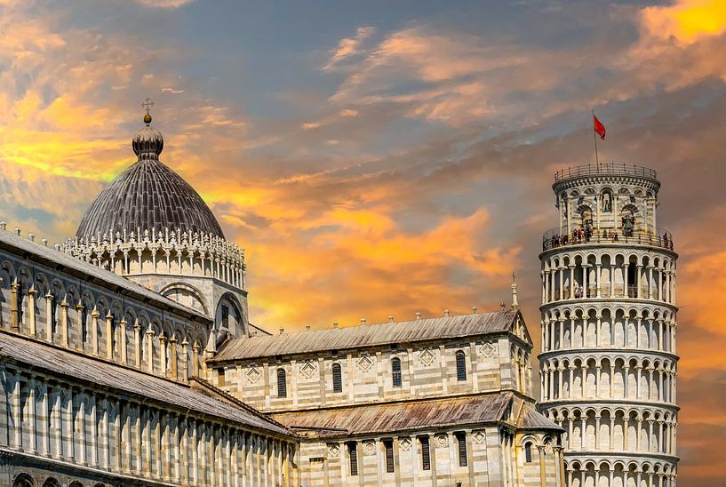 Piazza dei Miracoli in Pisa, Toskana Italien von Animaflora PicsStock