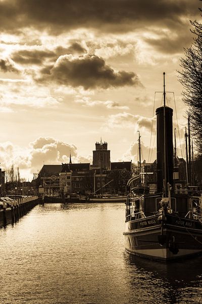 De grote kerk van Dordrecht by Petra Brouwer