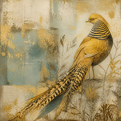 A golden pheasant