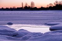In ice and snow