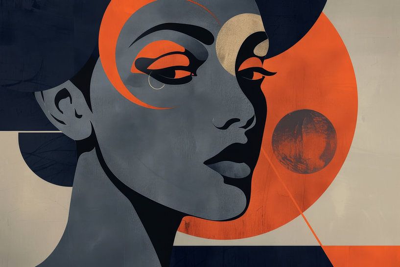 Woman - Women - Portrait of a woman by Poster Art Shop
