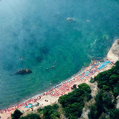 Beach summer in southern Europe