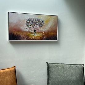 Customer photo: Tree of Life by Gena Theheartofart, on canvas