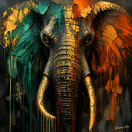 Primal – Expressionistische Tierwelt – Elefant
