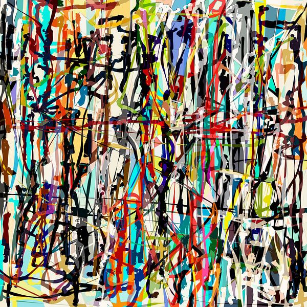 Pollock's wink 5 by Angel Estevez