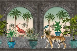Tiger Im Palast Des Sultans