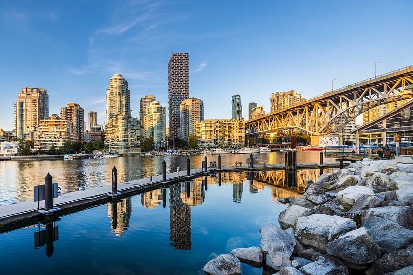 Vancouver indruk van Granville Island van Melanie Viola