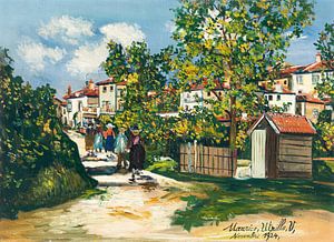 Maurice Utrillo, Landschaft bei Saint Bernard