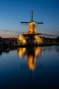 Windmühle der Salamander in Leidschendam von Jeroen de Jongh