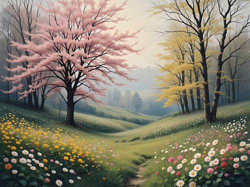 Bloeiende bomen