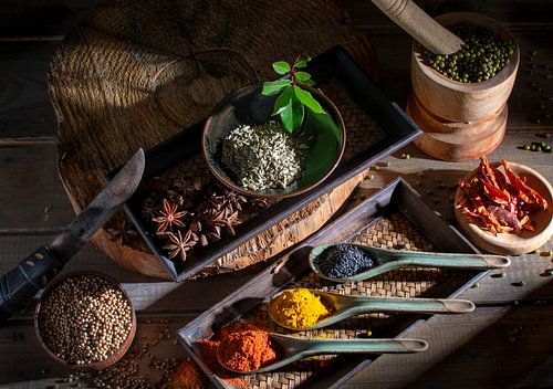 Kleurrijke kruiden