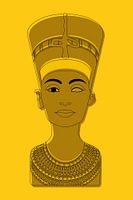 Nefertiti Egypte geel