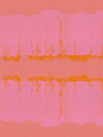 Neon pink and orange. Colorful abstract in vivid colors by Dina Dankers