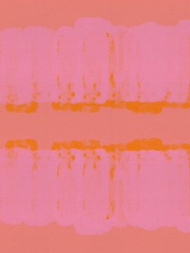 Neon pink and orange. Colorful abstract in vivid colors