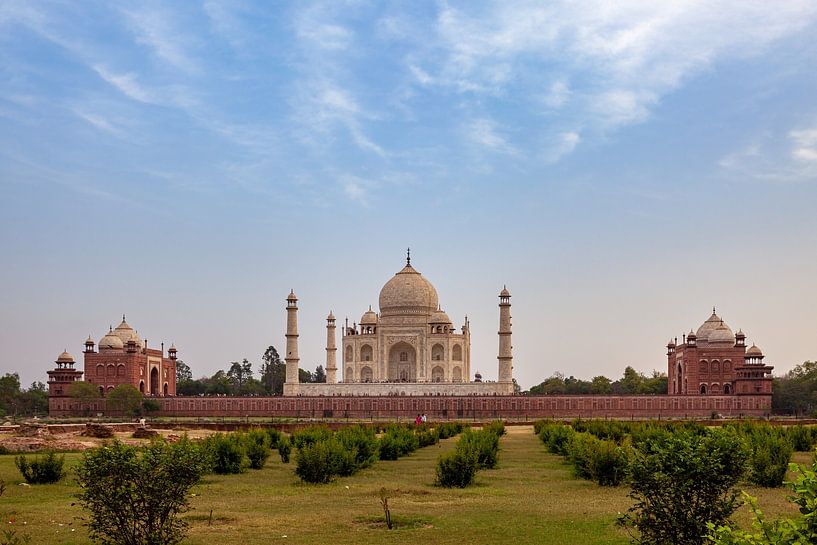De Taj Mahal in India van Roland Brack