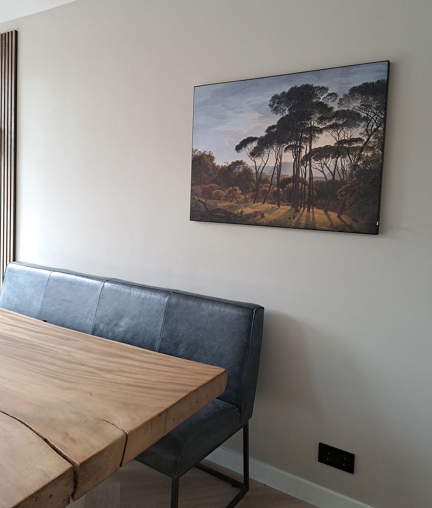 Italienische Landschaft mit Schirmpinien, Hendrik Voogd 