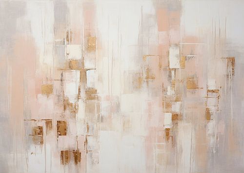 Golden Simplicity | Abstract Gold Canvas