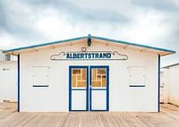 Strandcabine op het Albertstrand in Knokke