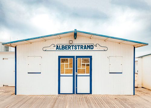 Strandhütte am Albertstrand in Knokke