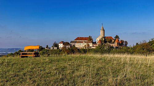 Die Leuchtenburg bei Kahla in Thüringen von Roland Brack