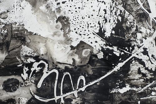 Abstrakt schwarz und weiß