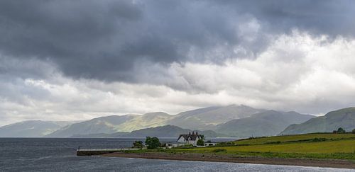Uitzicht op Loch Leven, Onich, Isle of Skye, Schotland.
