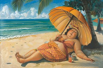 Bain de soleil surdimensionné