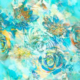 Ambiente 1 in Türkis von Claudia Gründler