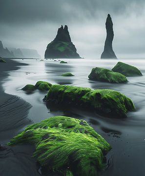Paysage dans un changement de lumière