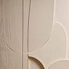 Minimalistische 3D kunst - Beige van STUDIO ARTSY
