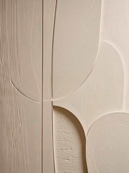 Art 3D minimaliste - Beige par STUDIO MINIMAL ART