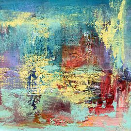 Schichtung - mystische Landschaft von Claudia Gründler