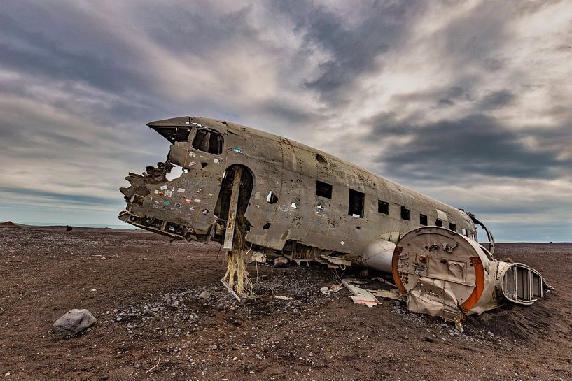 Flugzeugwrack der Solheimasandur von Easycopters