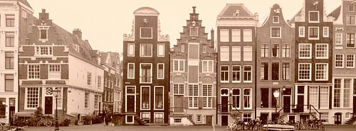 Amsterdam, Gevels aan de Herengracht nostalgisch