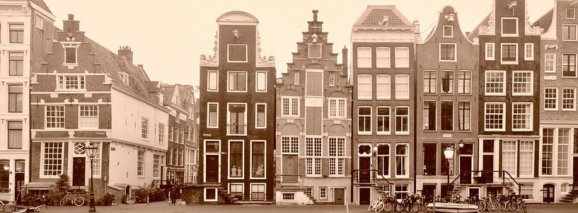 Amsterdam, Giebel an der Herengracht nostalgisch von Amsterdam Highlights