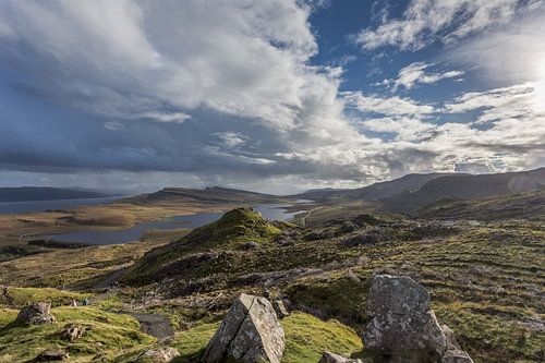 The Storr view on Loch Leathan