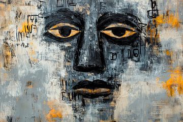 Graffiti-style face - Expressive by Poster Art Shop