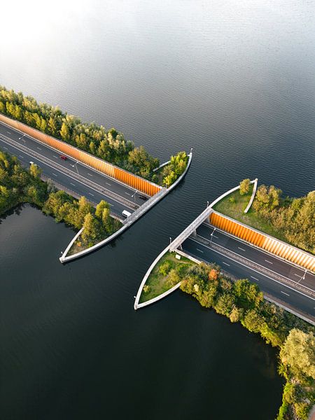 Veluwemeer-Aquädukt bei Harderwijk von Bas van der Gronde