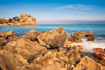 Atlantic Ocean coast in Brittany, France