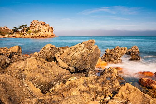 Atlantikküste in der Bretagne bei Ploumanach