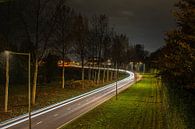 Markiezaatsweg am Abend in Bergen op Zoom von Lars Mol Miniaturansicht